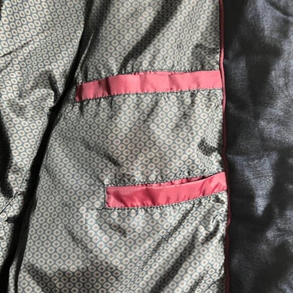 Ted Baker London Quilted Jacket Navy Blue Size 4 (Large) - Classic Casual - Picture 6 of 13